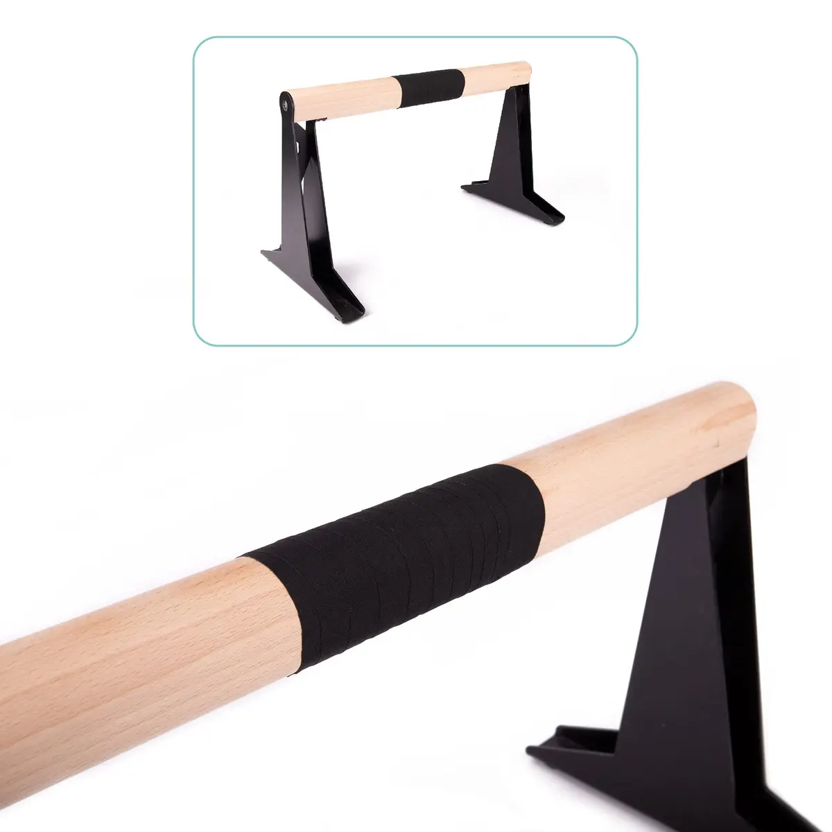 PULLUP & DIP Black Grip Tape 2500cm x 2.5cm | Durable, Non-Slip Poly-Cotton for Sports Equipment - view 7