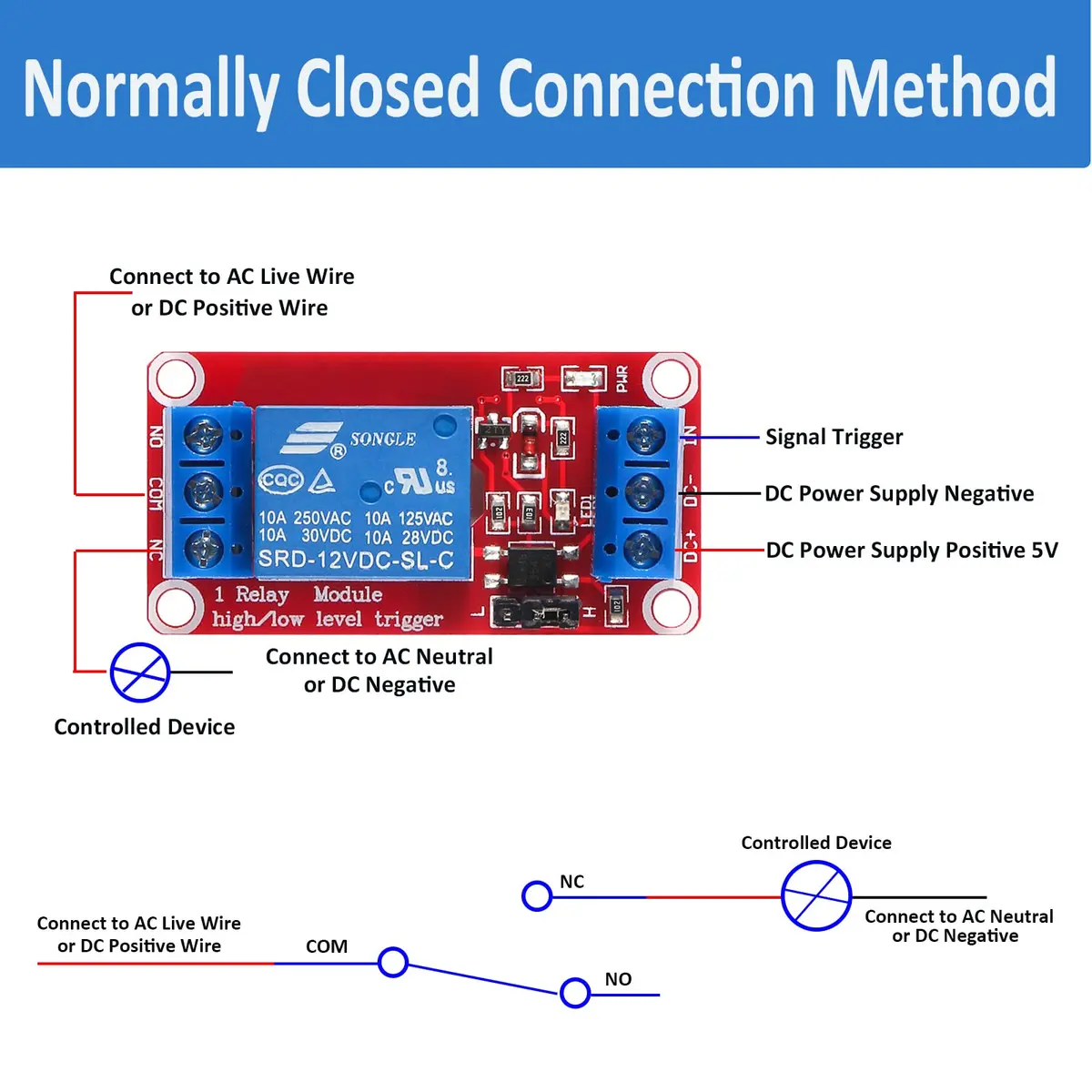 AEDIKO 12V 10pcs Relay Module with Optocoupler Isolation, 10A Max Load | Industrial Control Switching - view 5