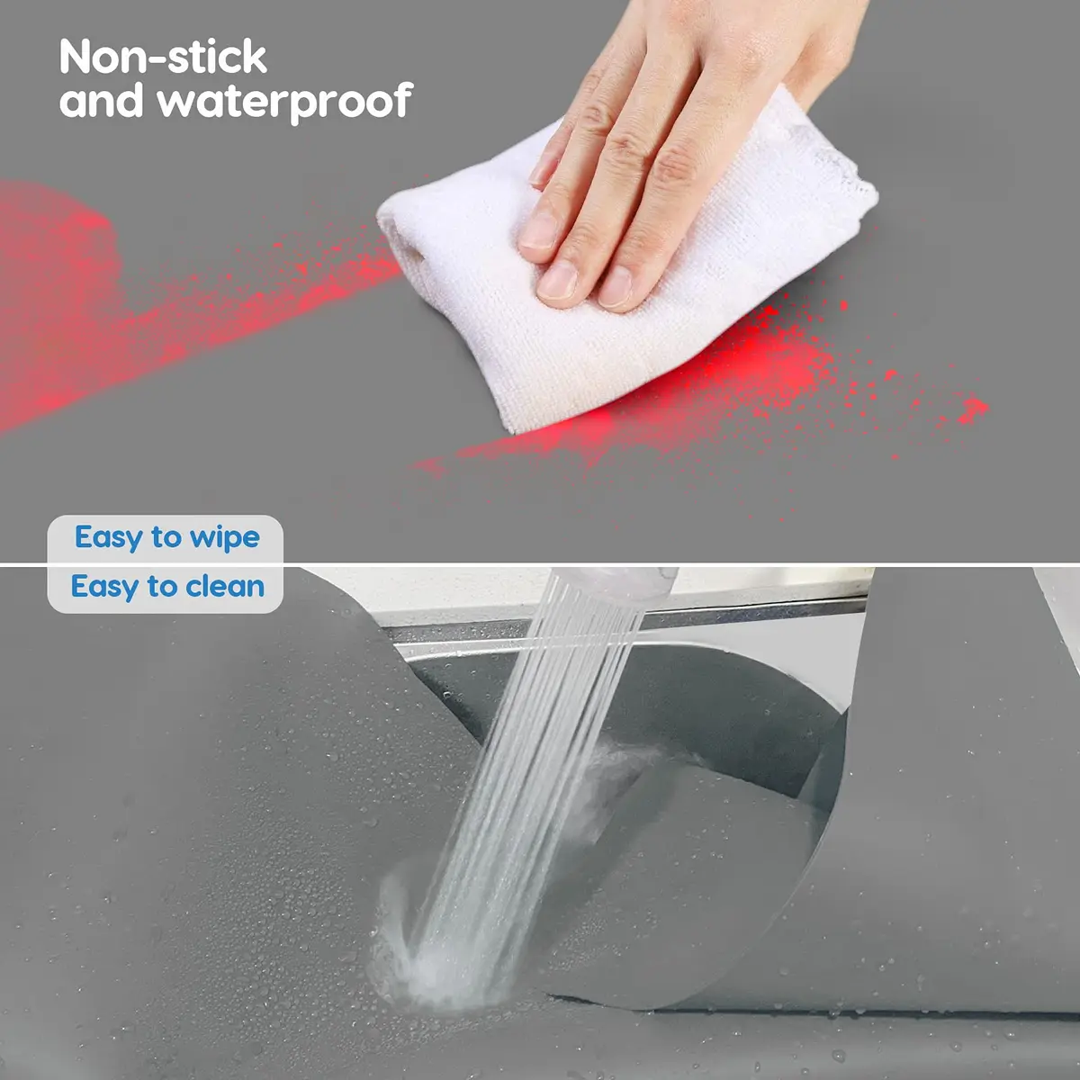 AECHY Extra Large Silicone Mat 35.3"x23.5"x0.08" | Largest Heat-Resistant Kitchen Counter Mat - view 8