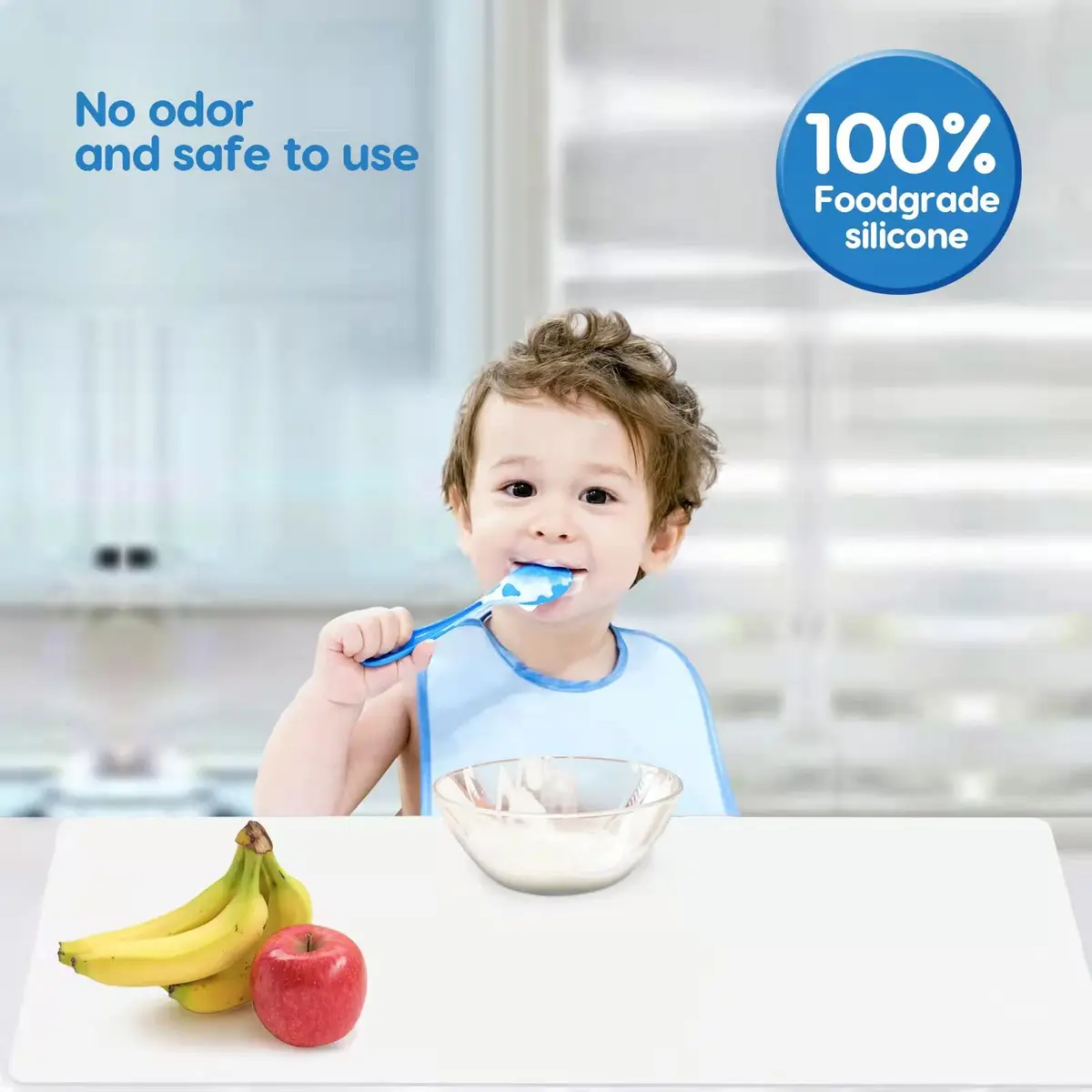 AECHY Extra Large Silicone Mat 90cm x 60cm (36"x24") | Thick Heat Resistant Countertop Protector for Baking & Crafts - view 9