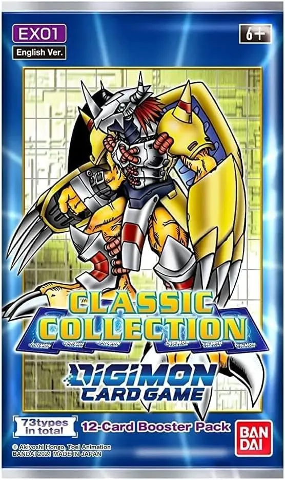 BANDAI Digimon Card Game EX-01 Classic Collection Box | 24 Booster Packs - view 2