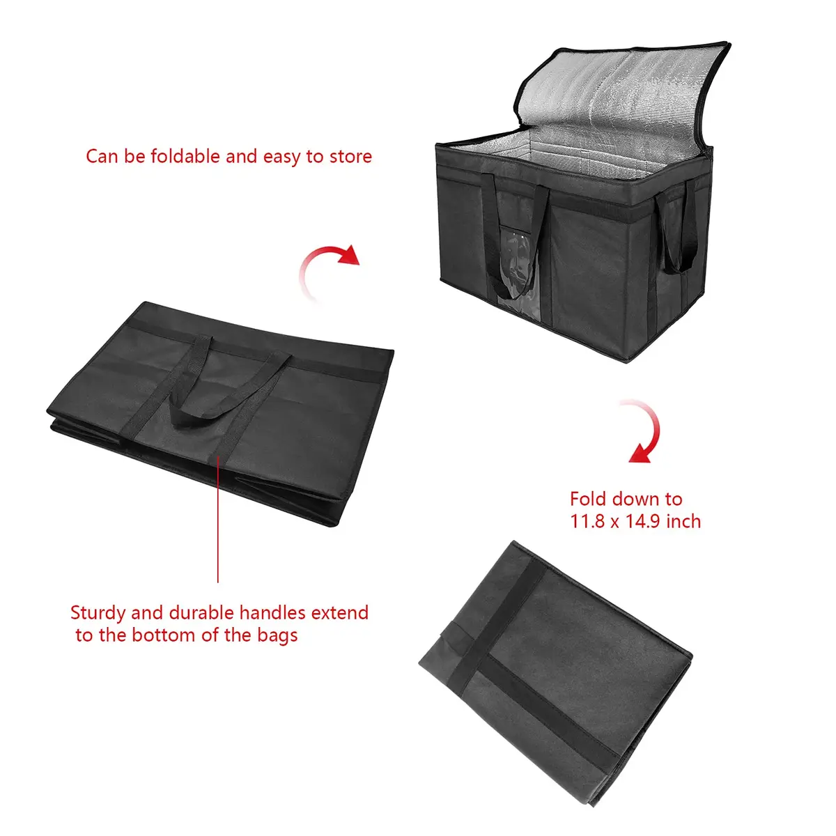 Yalin XXXL Large Insulated Cooler Bag 78L (23"W x 15"H x 14"D) | Keeps Food Hot or Cold for Up to 4 Hours - view 6