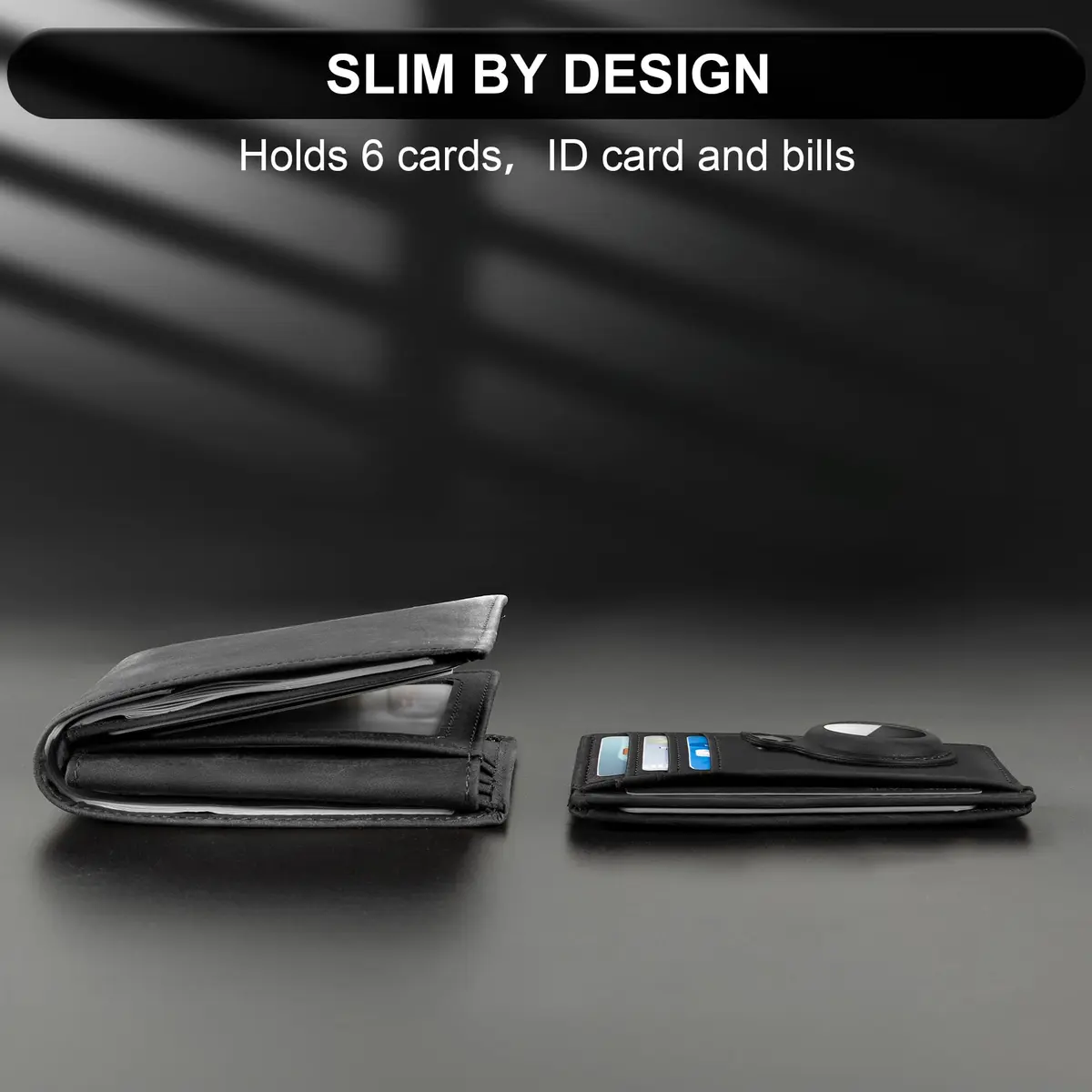 Hawanik Slim Minimalist Front Pocket Air Tag Wallet Thin Card Holder Wallet - view 5