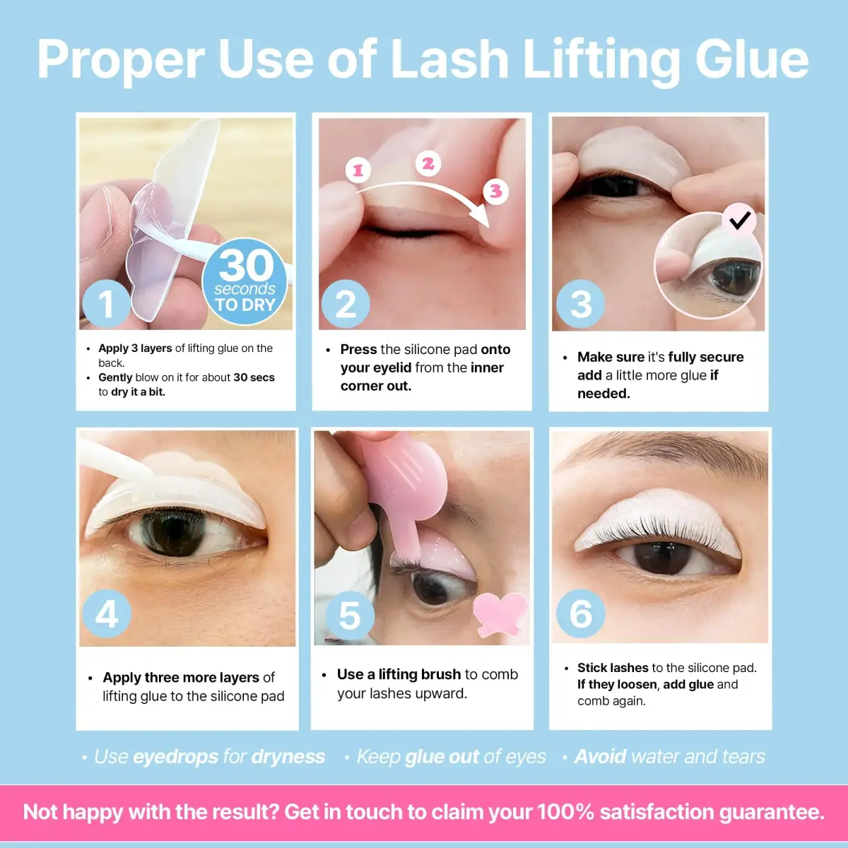 CLIONE PRIME Korean Lash Lift Kit 5 Sets | Professional At-Home Eyelash Perming - view 3