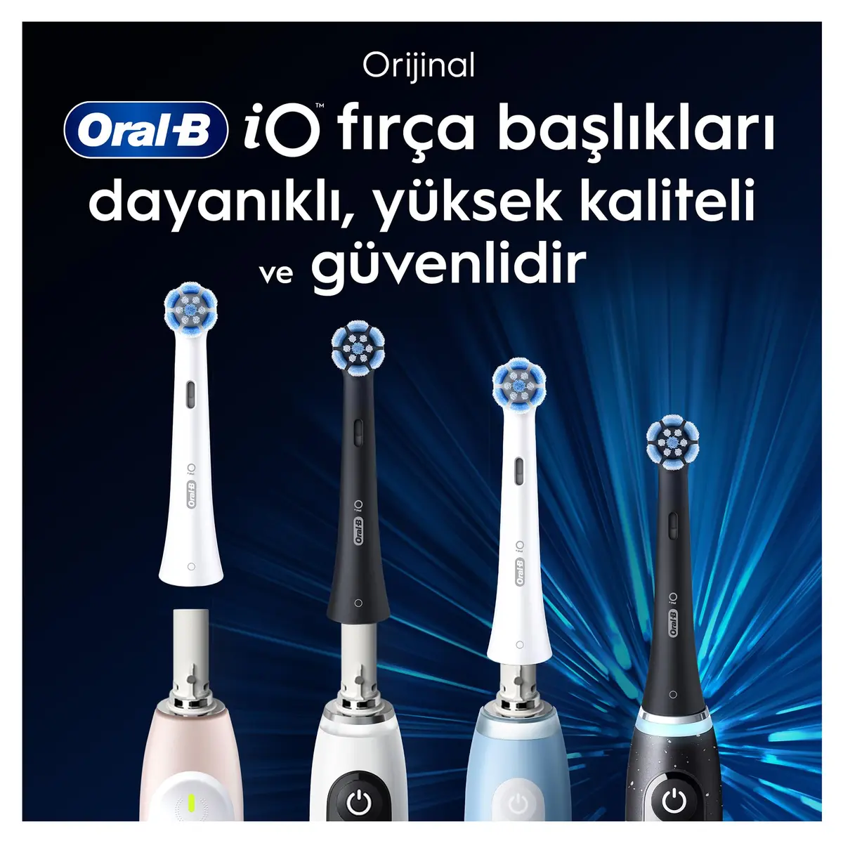 Oral-B Ultimate Clean Replacement Toothbrush Heads Black 6 Count | Deep Cleaning for Oral-B iO Electric Toothbrushes - view 7
