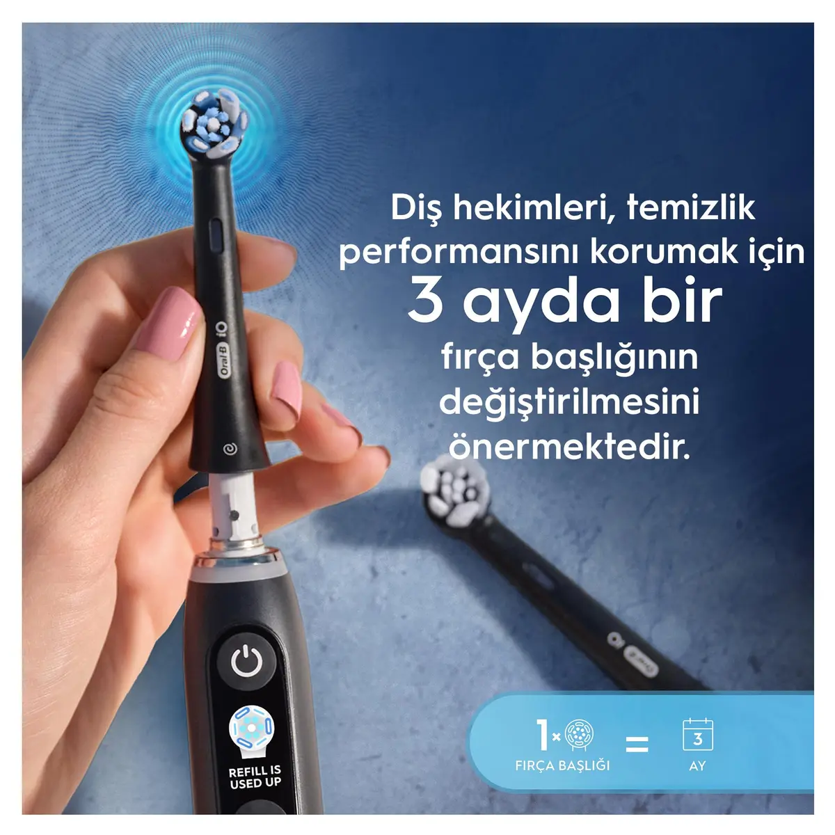 Oral-B Ultimate Clean Replacement Toothbrush Heads Black 6 Count | Deep Cleaning for Oral-B iO Electric Toothbrushes - view 9