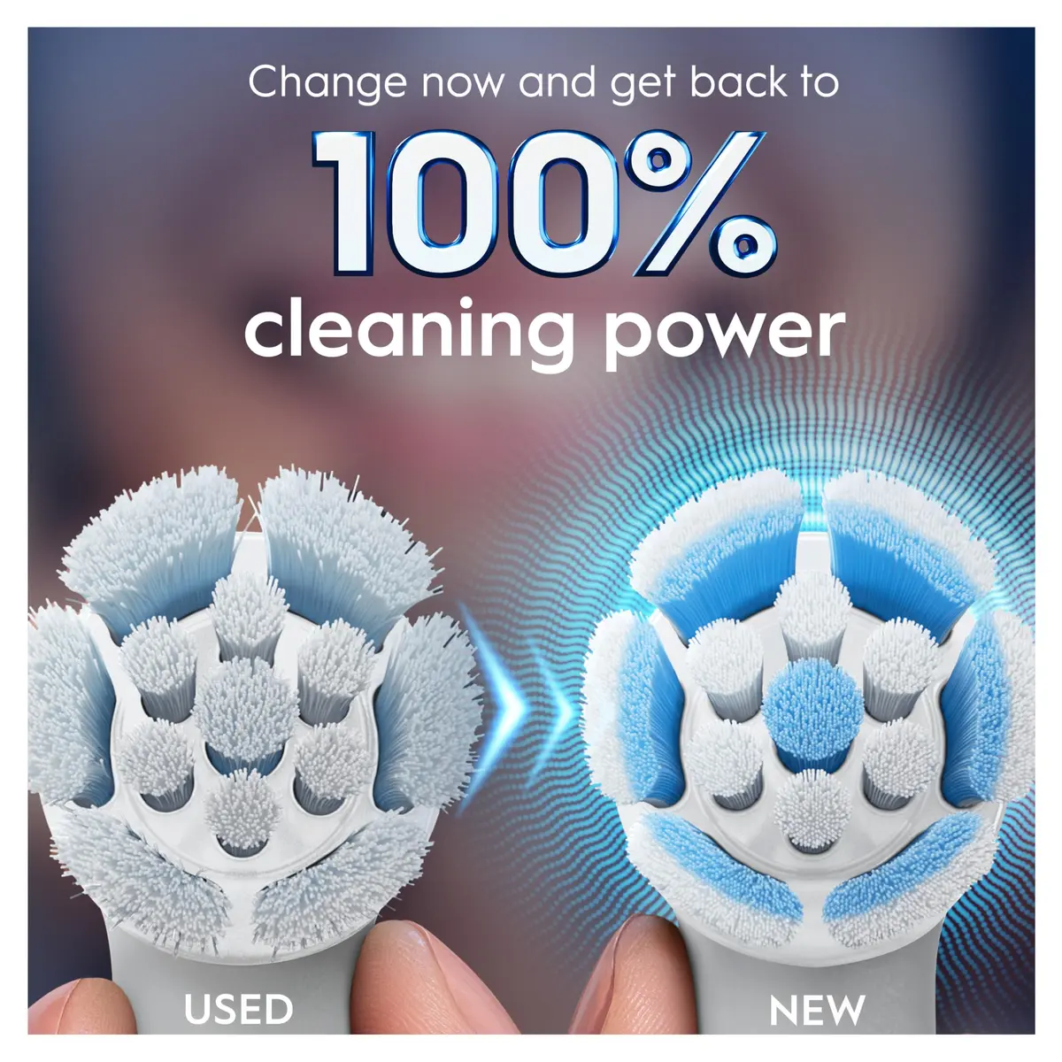 Oral-B iO Series Gentle Care Replacement Brush Heads 4 Count (32g) | Dentist-Recommended for Sensitive Gums - view 6