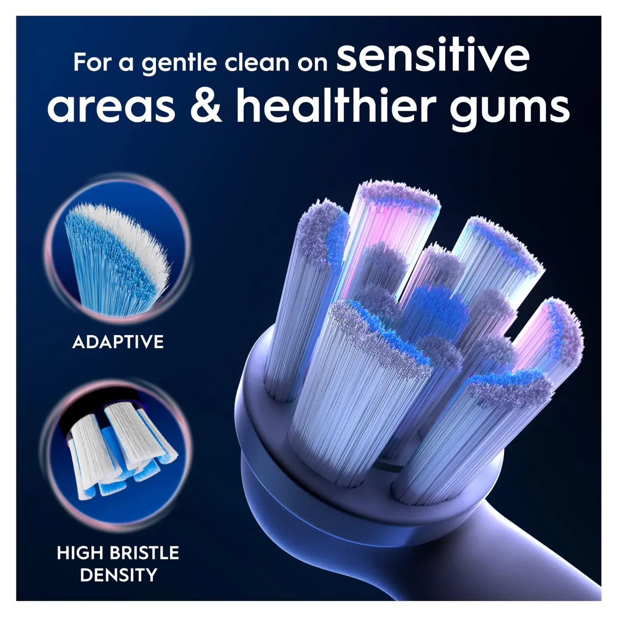 Oral-B iO Series Gentle Care Replacement Brush Heads 4 Count (32g) | Dentist-Recommended for Sensitive Gums - view 3