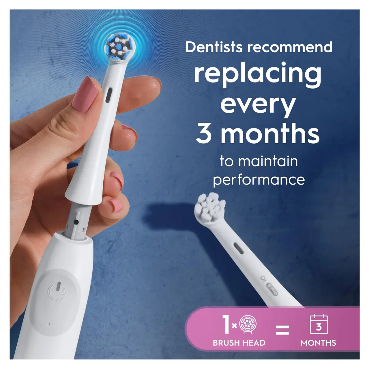 Oral-B iO Series Gentle Care Replacement Brush Heads 4 Count (32g) | Dentist-Recommended for Sensitive Gums - view 4