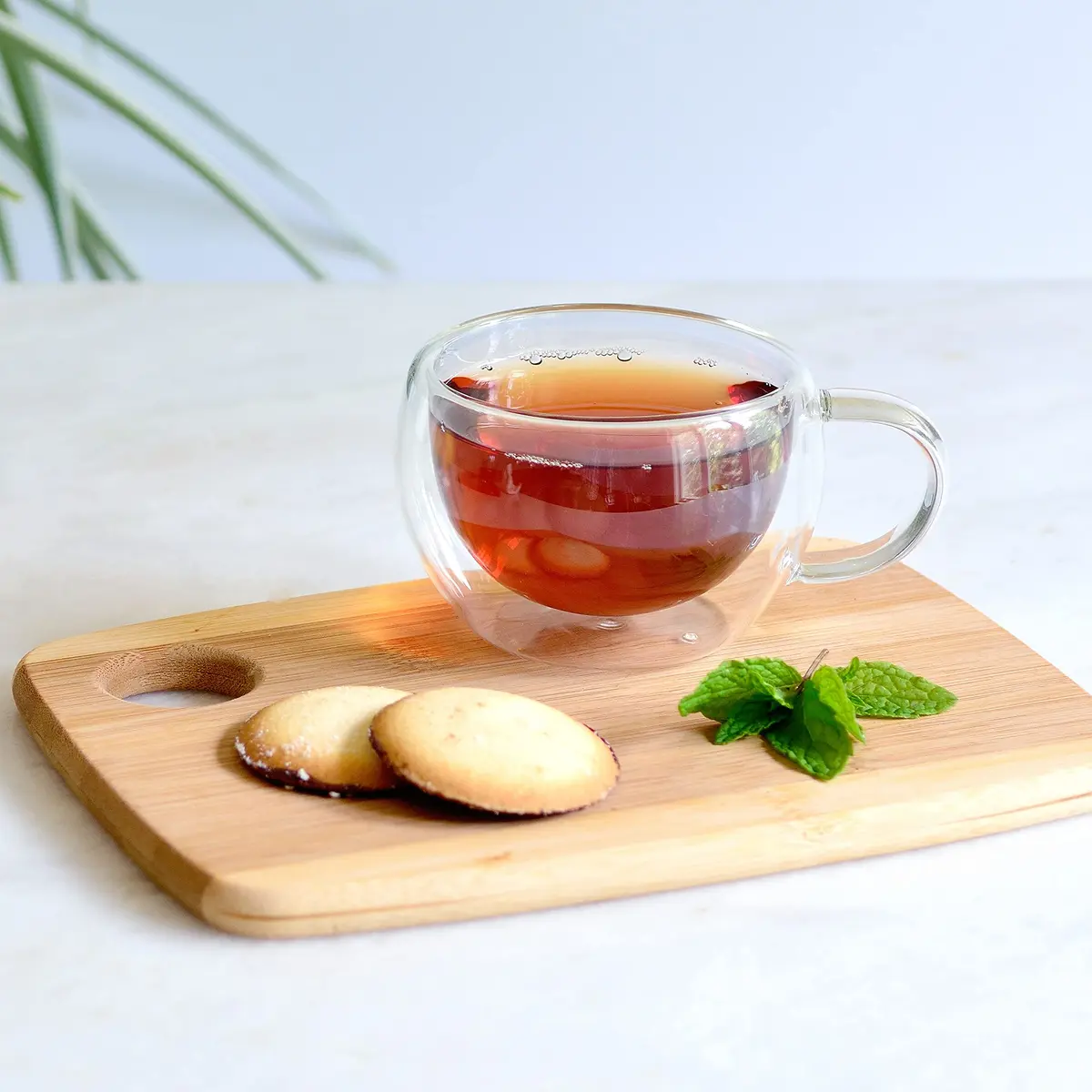 Youngever Glass Espresso Mug Wide | Double Wall Thermo Insulated 5.5oz - view 4