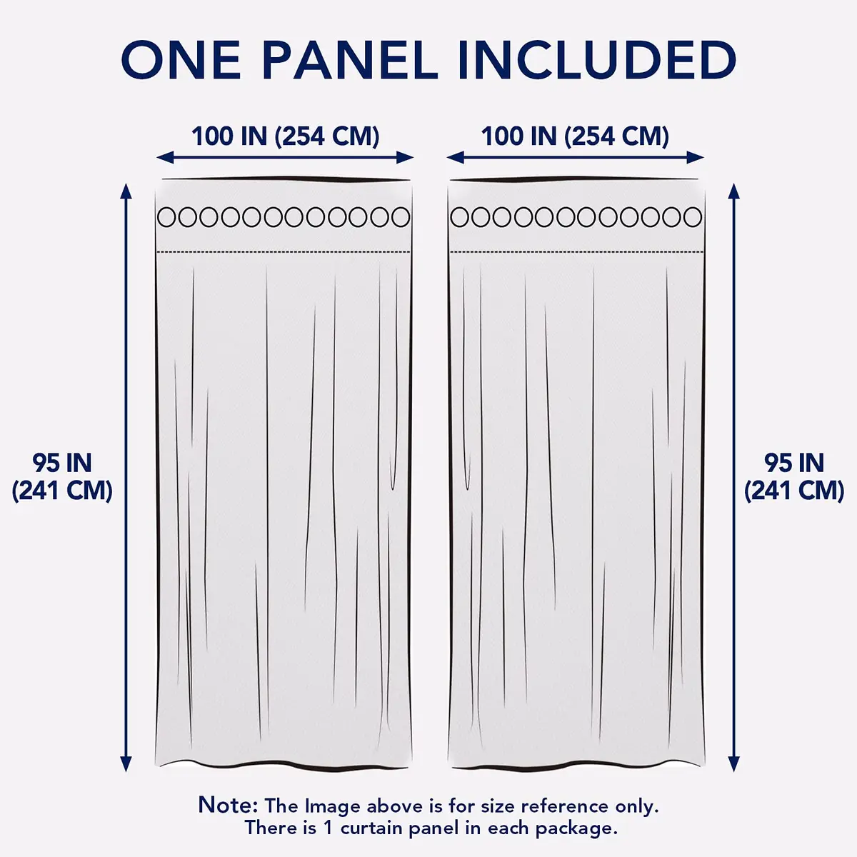 PureFit Waterproof Outdoor Curtains for Patio, 241cm x 254cm (100"W x 95"L) | UV Resistant, Fade Resistant, Privacy Enhancement - view 6