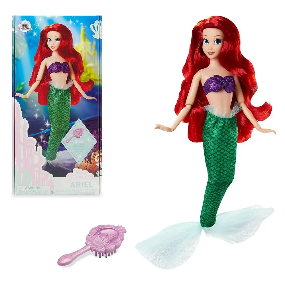 Disney Store Ariel Classic Doll 11.5 Inches (29.2 cm) | Inspired by The Little Mermaid - main product image