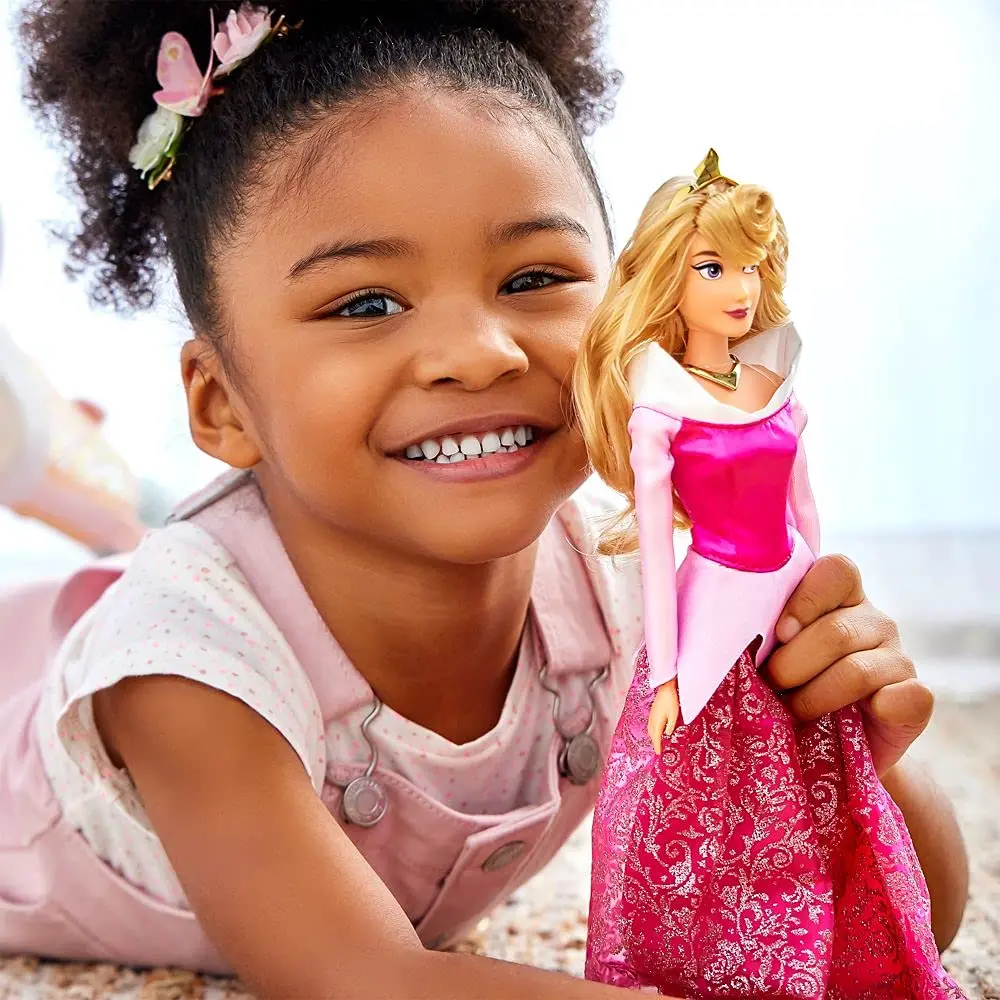 Disney Store Aurora Princess Doll 11 Inches | Fully Posable with Accessories - view 4