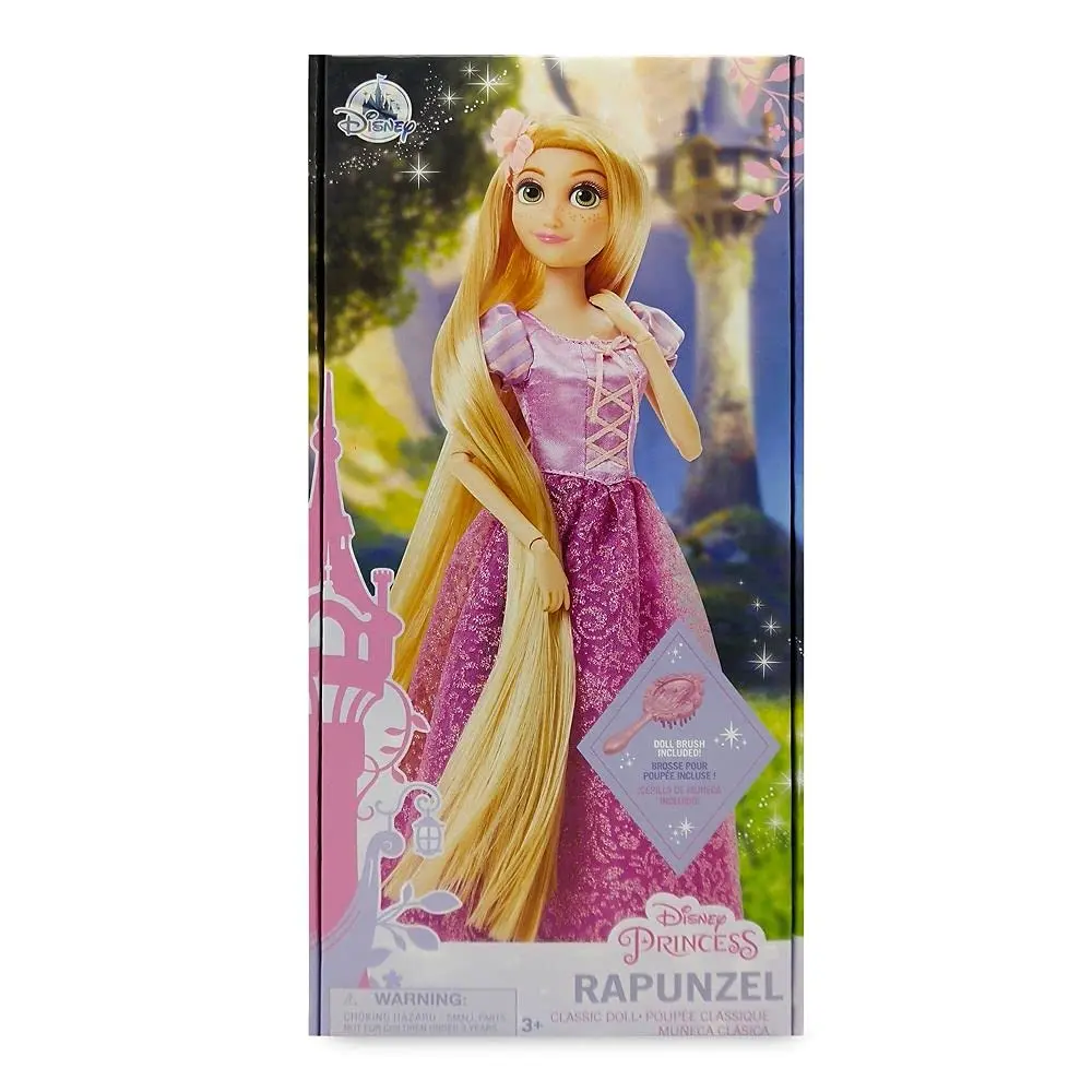 Disney Store Rapunzel Classic Doll 11 Inches | Posable Toy with Brush Accessory - view 9