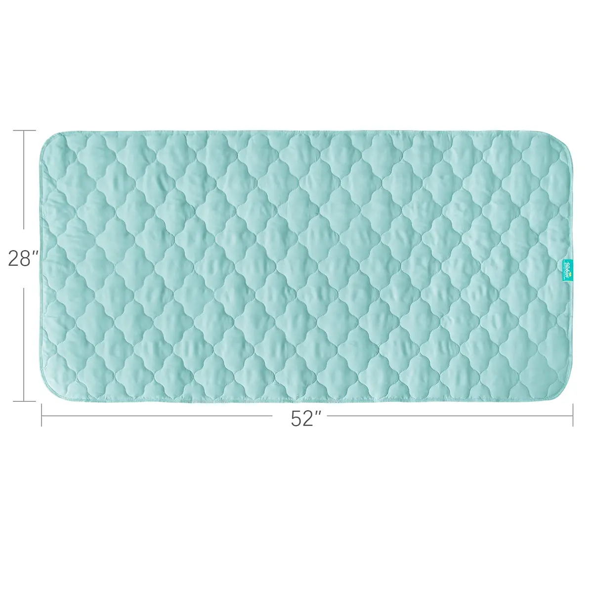 Biloban Waterproof Crib Mattress Protector 28"x52" (71cm x 132cm) | Breathable Quilted Pad for Safe Sleep - view 4
