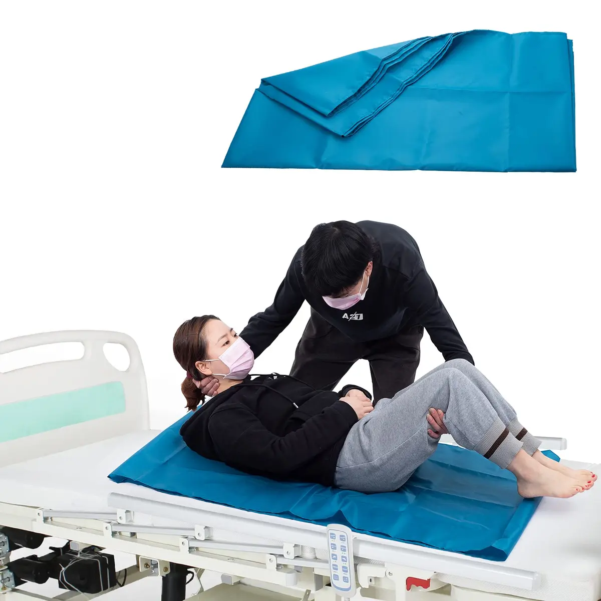 LOSCHEN Tubular Slide Sheet 72x120cm (28"x47") | Assists Elderly Transfer with Reduced Effort - main product image