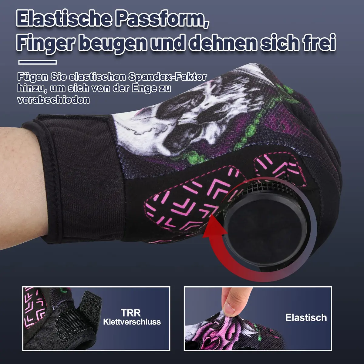 RIGWARL Women's Touchscreen Motorcycle Gloves - Pink, Breathable, Non-Slip, Full Finger for Mountain Bike, Cycling, ATV, MTB | Impact & Abrasion Protection - view 5