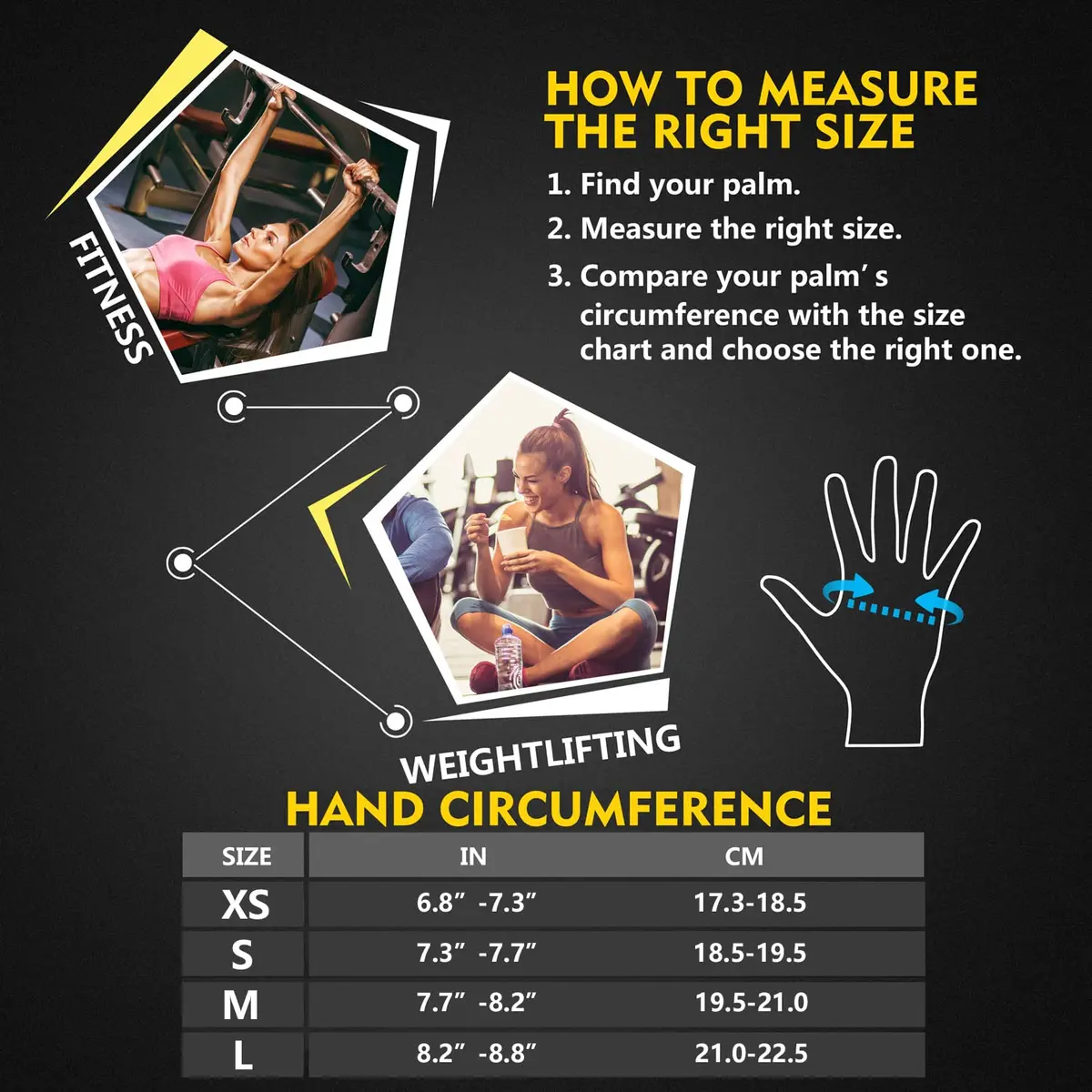 ihuan Ventilated Weight Lifting Gym Workout Gloves with Wrist Wrap Support, Medium, Pink | Full Palm Protection for Men & Women - view 7
