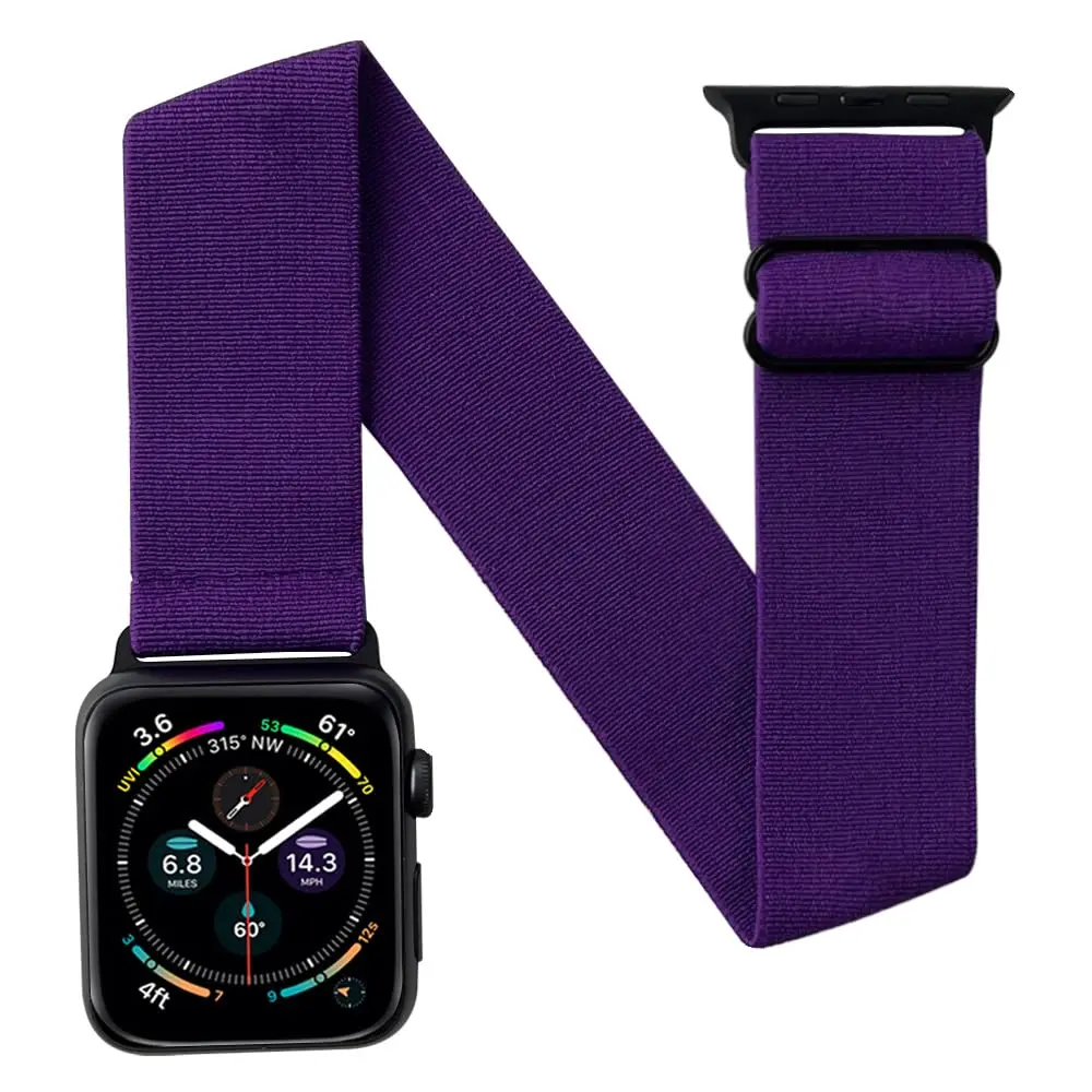 IFCASE Elastic Arm/Ankle Band for Apple Watch 40/41/42mm | Breathable Nylon, Adjustable Fit - view 5
