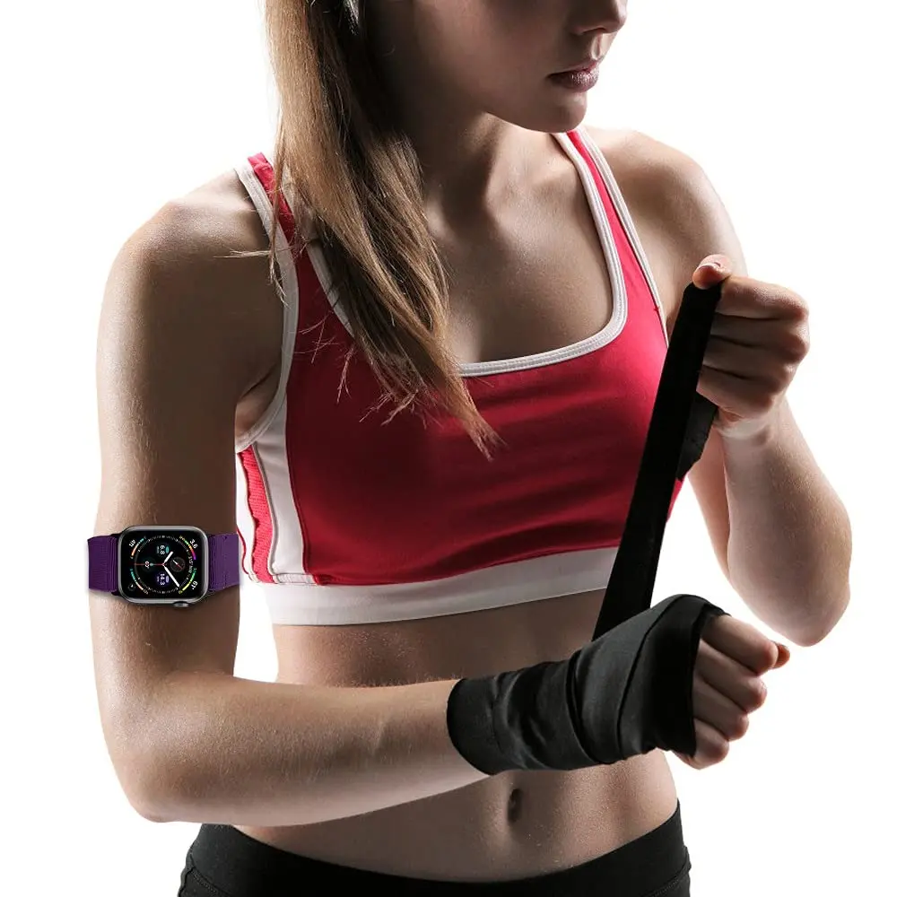 IFCASE Elastic Arm/Ankle Band for Apple Watch 40/41/42mm | Breathable Nylon, Adjustable Fit - view 6