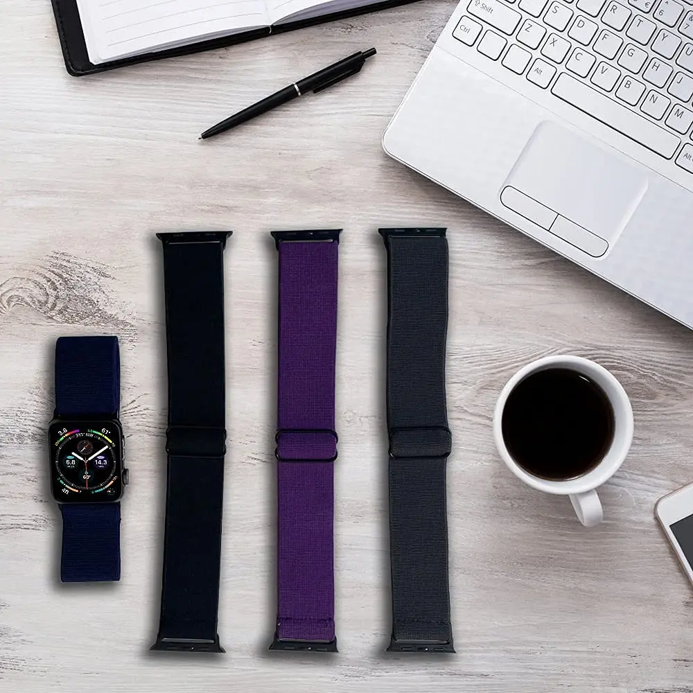 IFCASE Elastic Arm/Ankle Band for Apple Watch 40/41/42mm | Breathable Nylon, Adjustable Fit - view 7