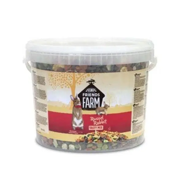 Tiny Friends Farm Russel Rabbit 9 lbs Bucket | Nutritionally Balanced Tasty Mix for Adult Rabbits - view 2