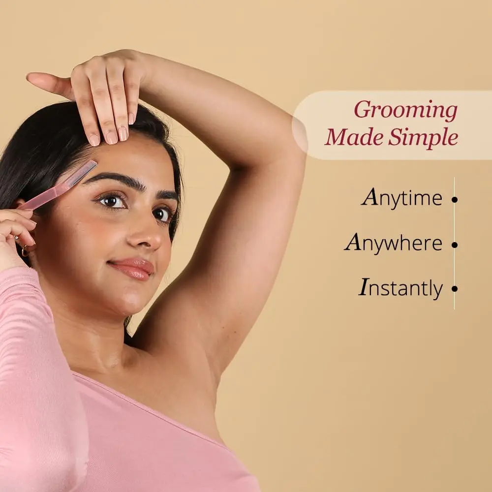 Carmesi Facial Razor for Women | Painless & Precise Face Hair Removal | Gentle Exfoliation & Smoother Skin - view 4