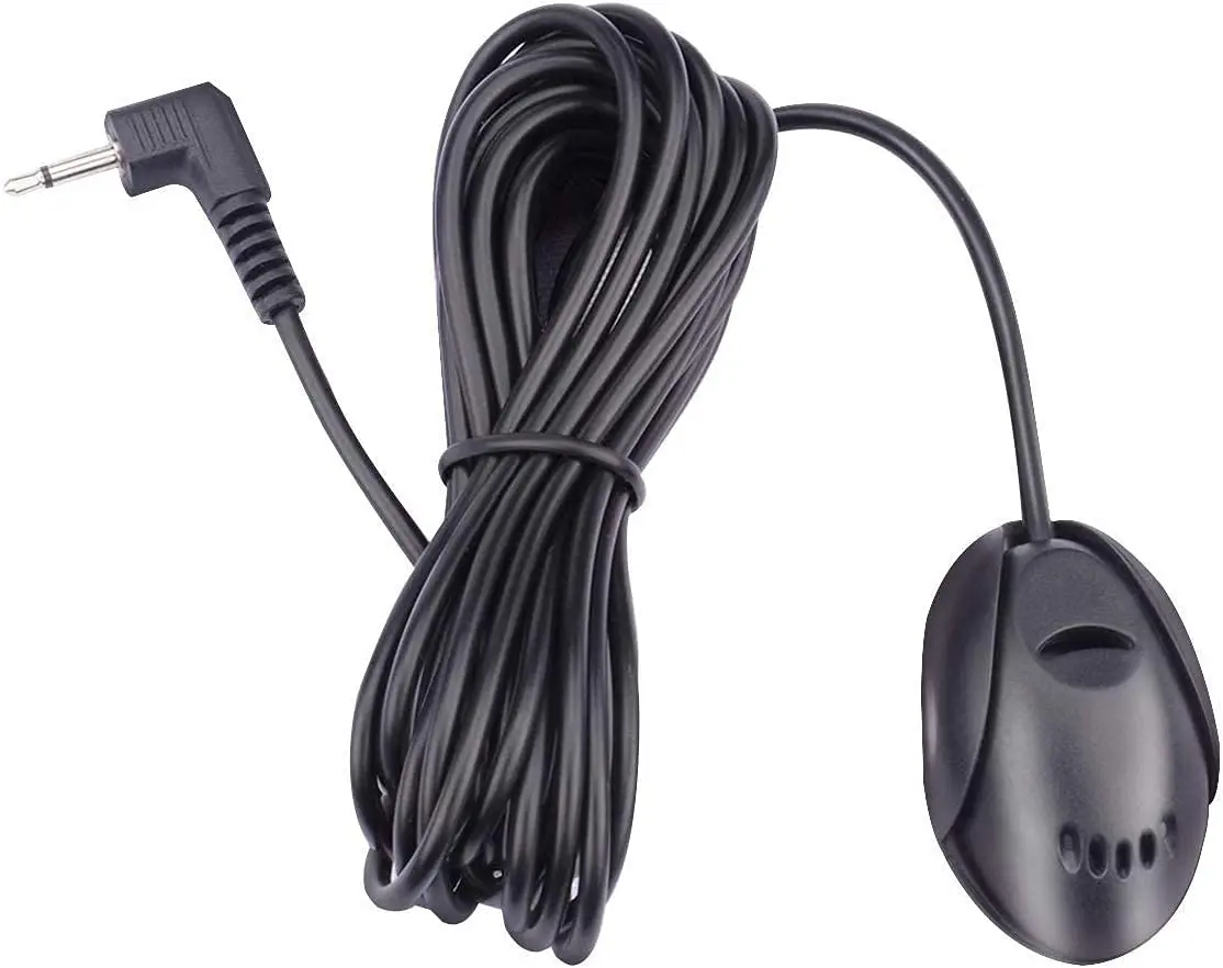 FingerLakes External Microphone Assembly for Car Stereo Receivers with 3.5mm Jack & 3m Cable | Omnidirectional Voice Capture - main product image