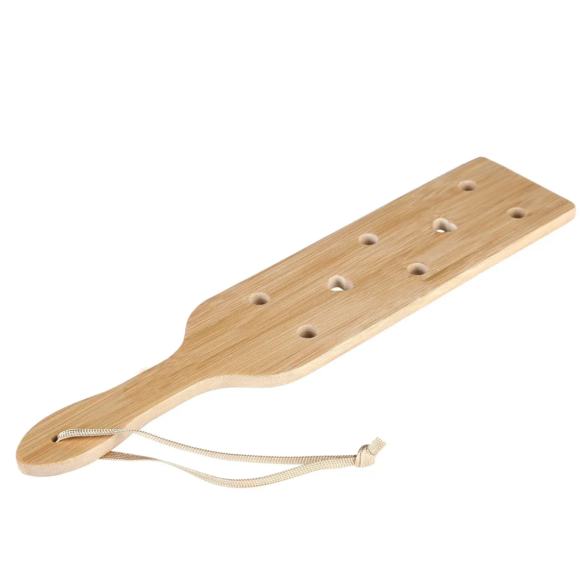 DOMG Bamboo Wood Paddle with Airflow Holes, 13.3 Inch (33.7 cm) | Lightweight & Smooth Craft Wood - view 3