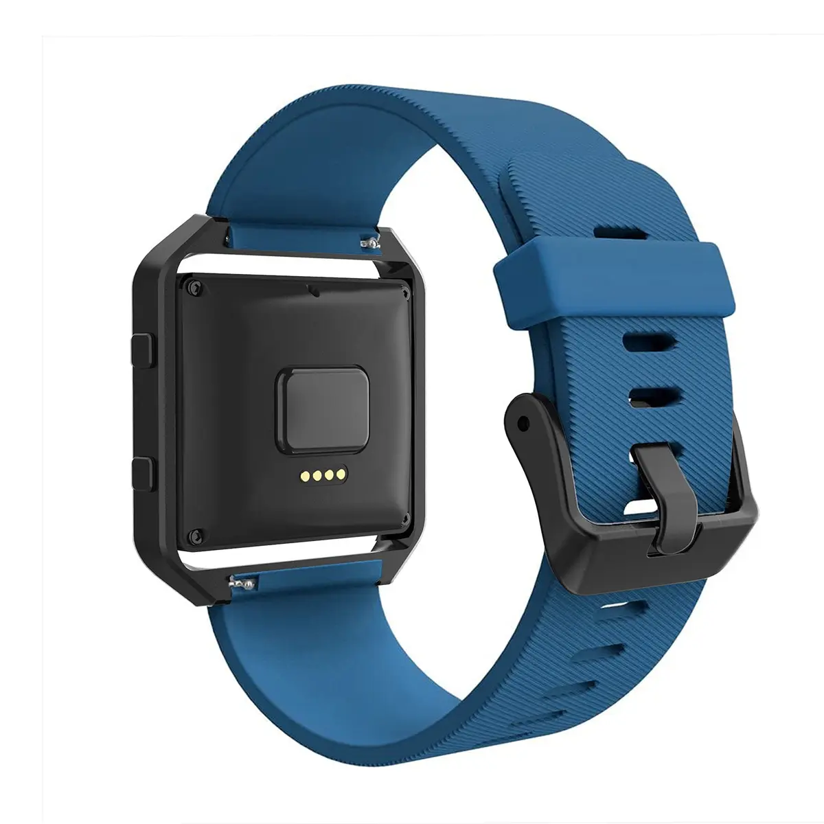 Simpeak Sport Band Compatible with Fitbit Blaze Large | Silicone Wrist Band with Metal Frame for Fitbit Blaze Men Women - view 6