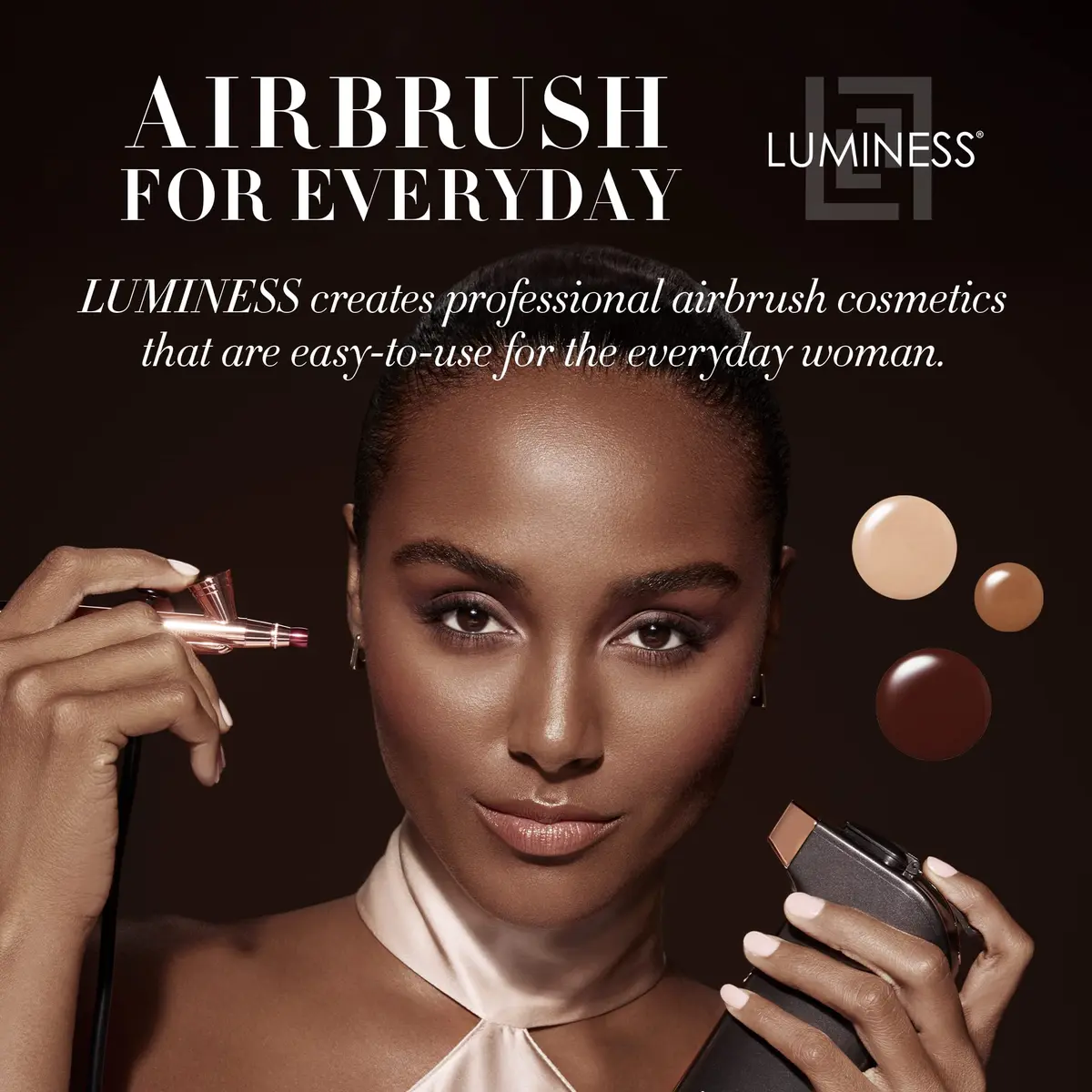 Luminess Air Icon Pro Airbrush System with 4-Piece Foundation Starter Kit | Medium Coverage, Long Lasting, Quick Application - view 6