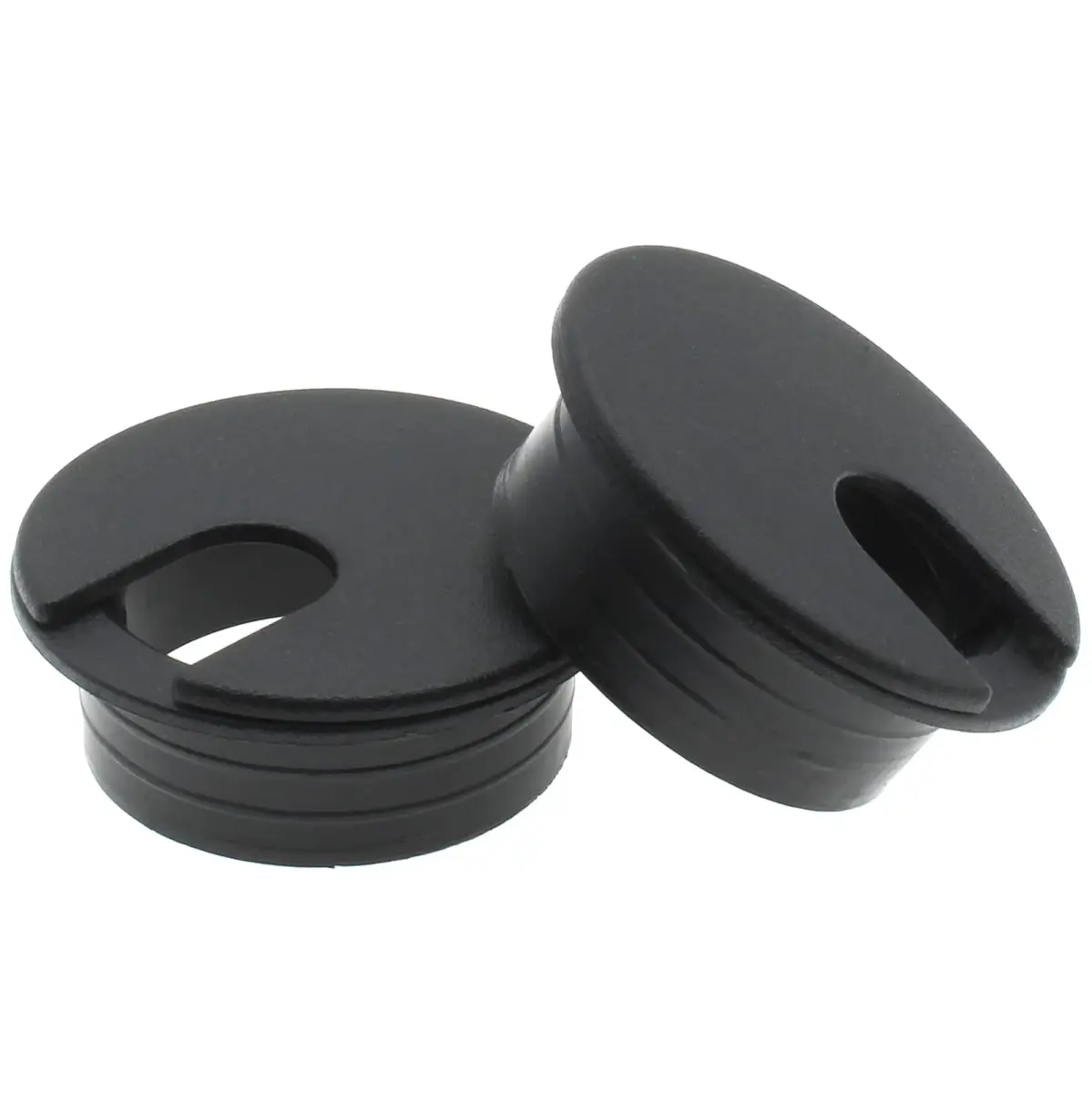 LBTODH Black Desk Grommet 35mm (1-3/8 Inch) | Arrange Wires Through Tables - main product image