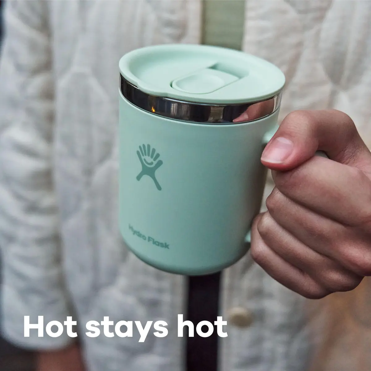 Hydro Flask Mug - Black 177ml (6 oz) | Vacuum Insulated Stainless Steel Travel Cup - view 3