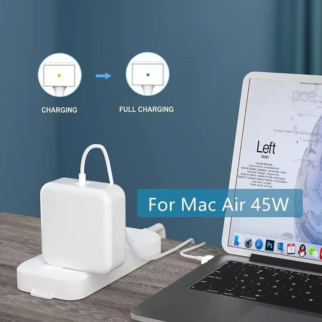 Sehonor 45W USB-C Charger for MacBook Air 11" & 13" (2012-2017) | 220V Compatible Power Adapter - view 5