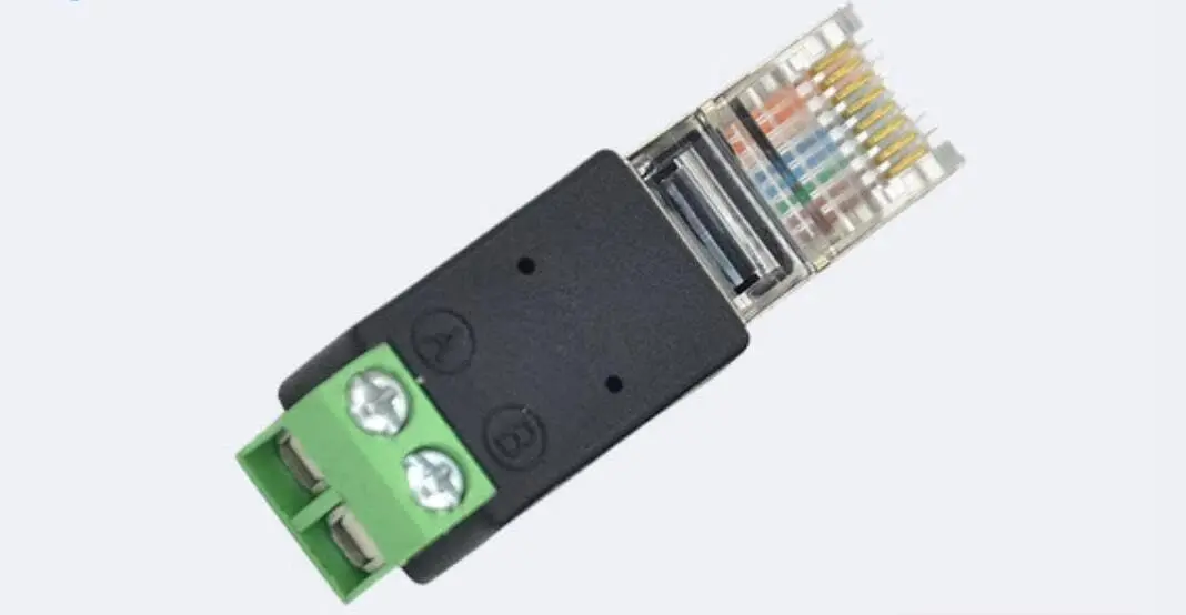 Taidacent RJ45 to RS485 Converter 1 Pack | Industrial Grade, -40~85°C, Ethernet Interface - view 2