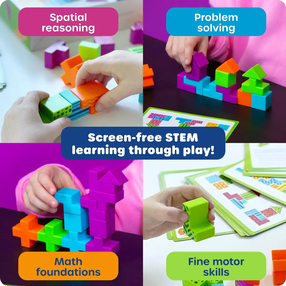 Learning Resources STEM Explorers Brainometry 3D Puzzle Game 299g (0.65lb) | Educational STEM Toy for Kids 5+ - view 5