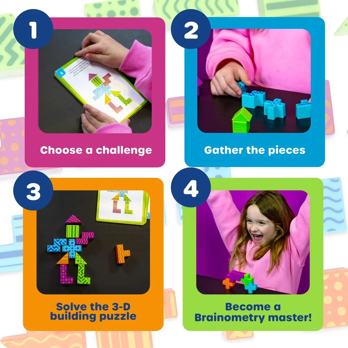 Learning Resources STEM Explorers Brainometry 3D Puzzle Game 299g (0.65lb) | Educational STEM Toy for Kids 5+ - view 3