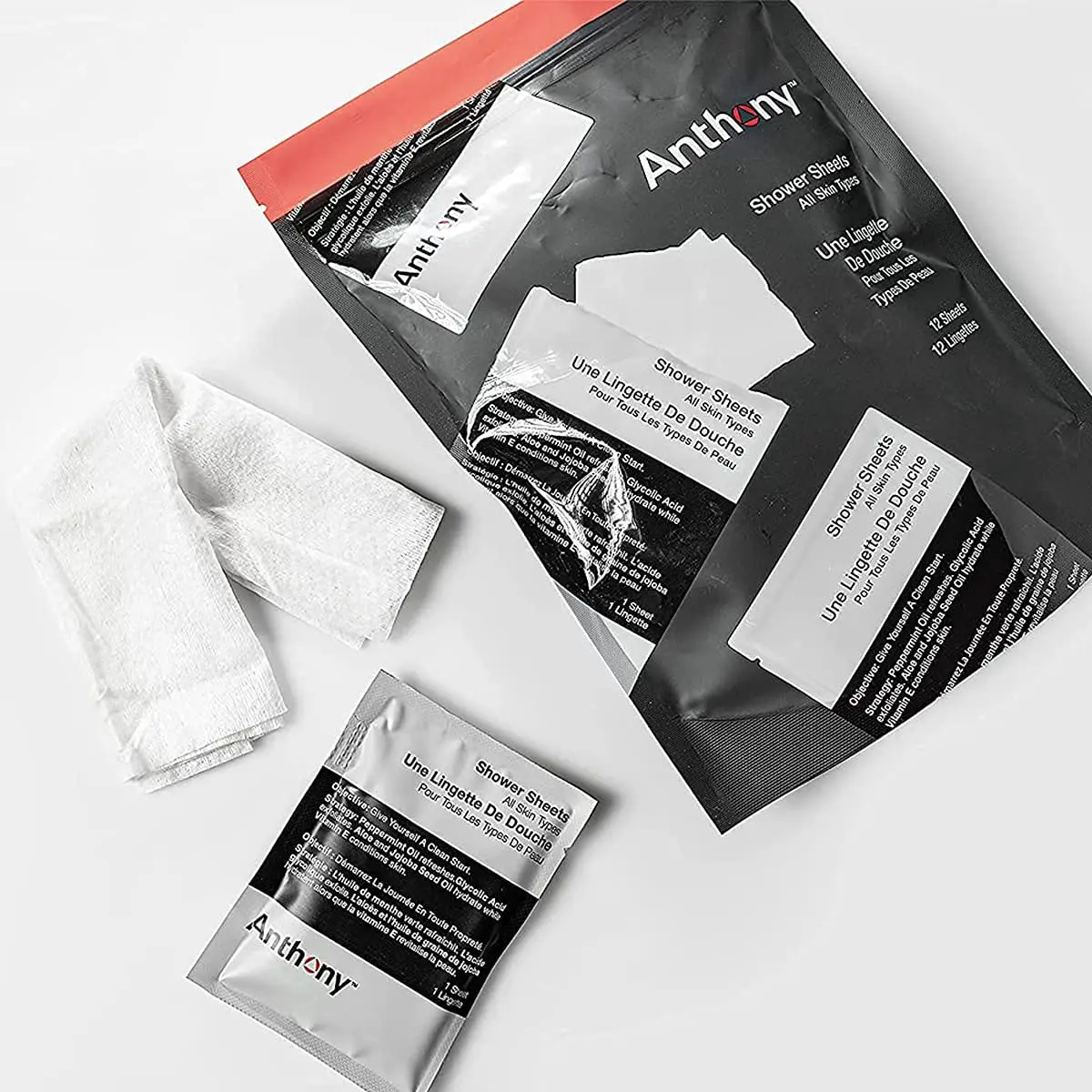 Anthony Body Wipes Skin Cleaning Wipe 24 Count | No-Rinse Body Wipes for Travel & Outdoors - view 8