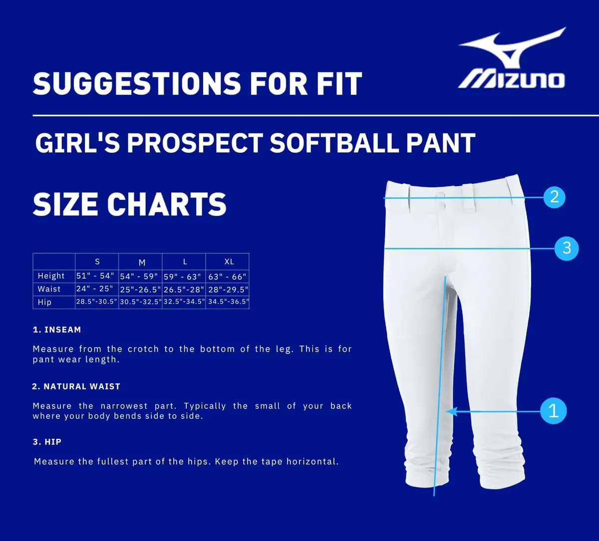 Mizuno Youth Girl's Prospect Softball Pant, Grey, Small | Durable, Moisture-Wicking Sport Pants for Girls - view 2