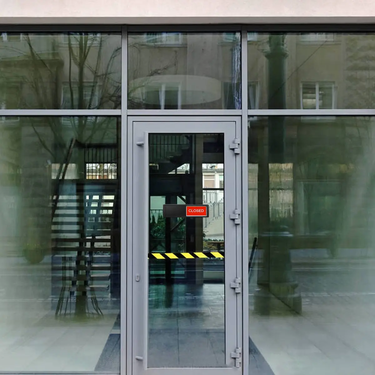 LoYinLo Open Closed Sign 7x2 inches | Sliding Door Indicator for Business & Office - view 6