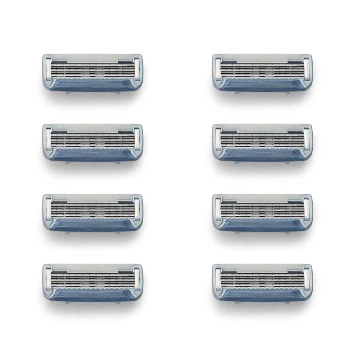 Bulldog Mens Skincare and Grooming Razor Blades Refill 8 Count | 5 Steel Blades for Close Shave - view 4