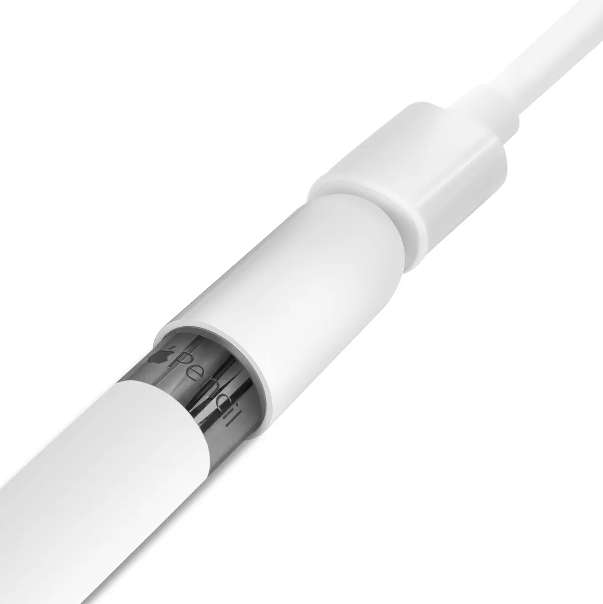 TechMatte Charger Adapter & Cap 2-in-1 for Apple Pencil 1st | Non-Magnetic, Direct Charging - view 4