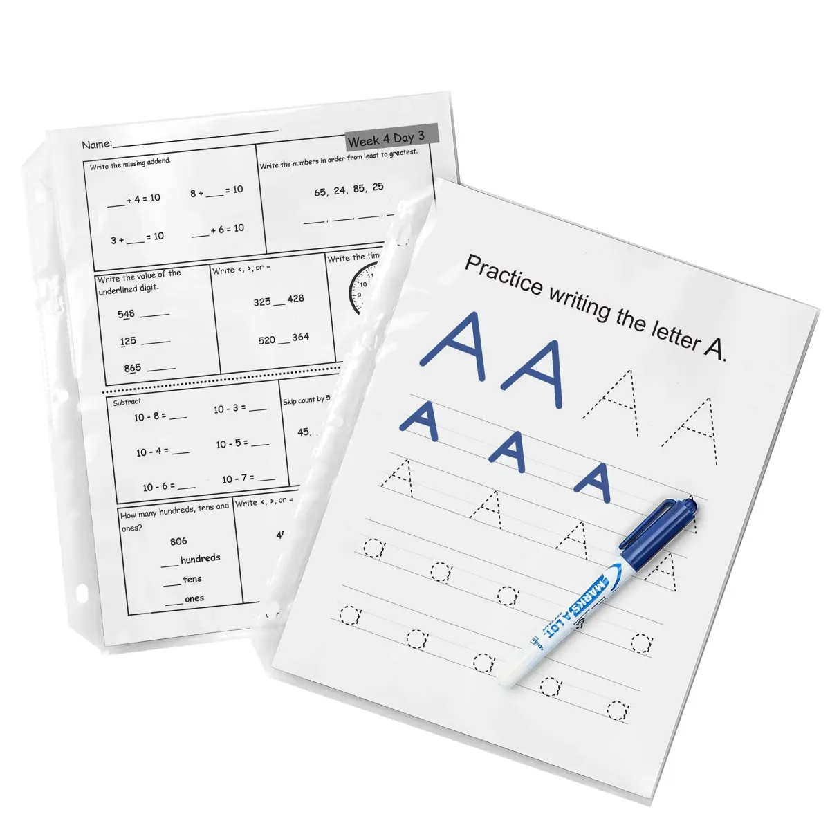Avery Diamond Clear Page Protectors for 3 Ring Binders, 10 Document Protectors Per Pack, 40 Total (4-Pack) | Heavy Duty Letter Size - view 4