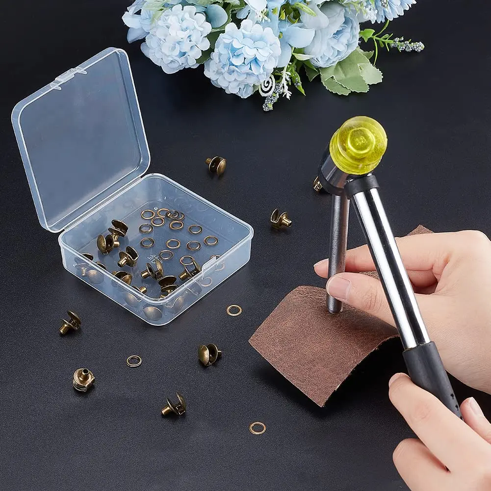 PH PandaHall Shoe Repair Kit Brass Shoe Eyelets & Buckles | Outdoor Hiking & Climbing Accessories - view 5