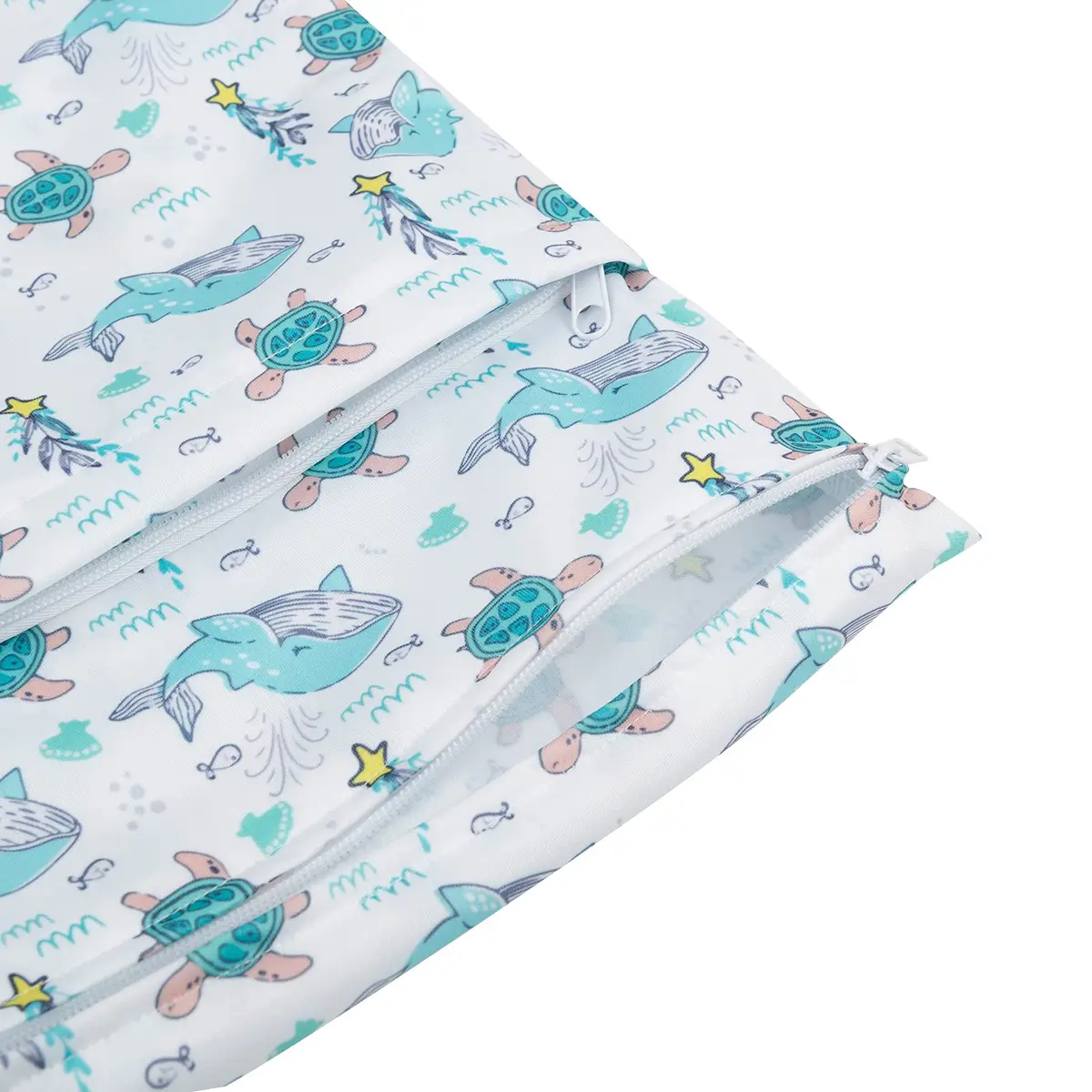 babygoal Wet Dry Bags 3 Pack | Waterproof Cloth Diaper Travel Bags with Two Zippered Pockets - view 6