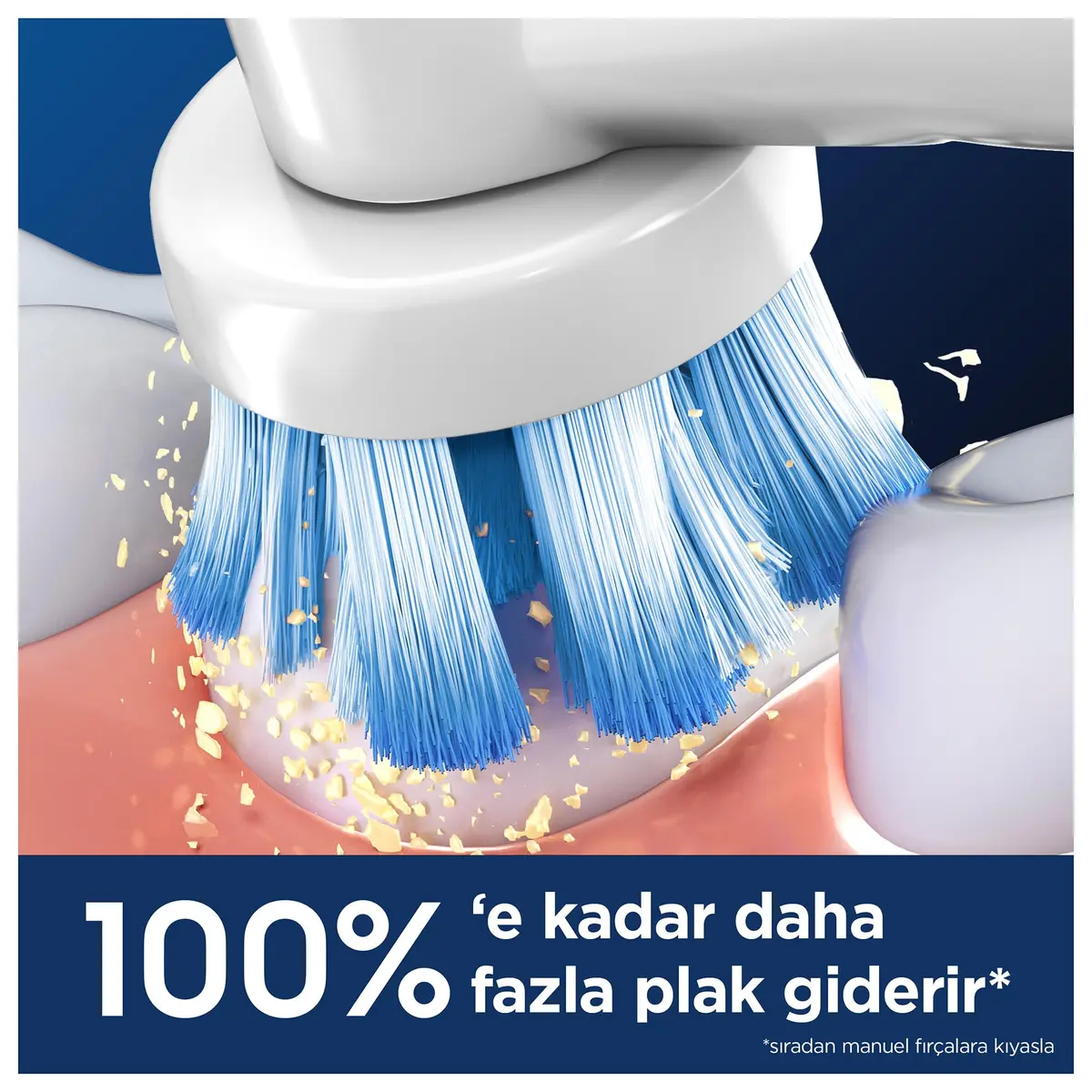 Oral-B Pro Sensitive Clean Electric Toothbrush Head, X-Shaped & Extra Soft Bristles, Pack of 6 | Gentle Plaque Removal - view 3