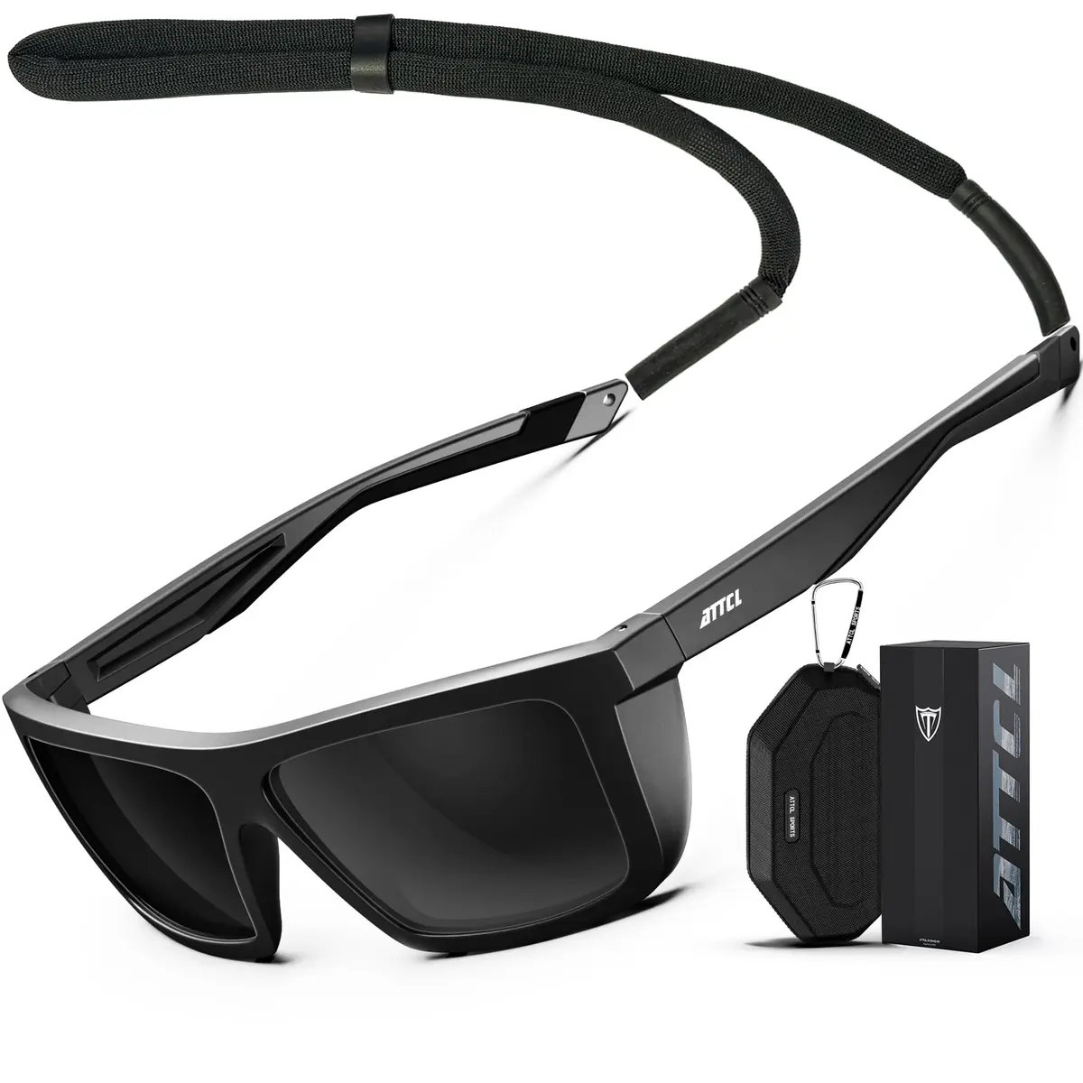 ATTCL Polarized Fishing Sunglasses for Men - TR90 Wrap Around UV400 with Anti-Glare Lens | 58mm (2.28 in) - main product image