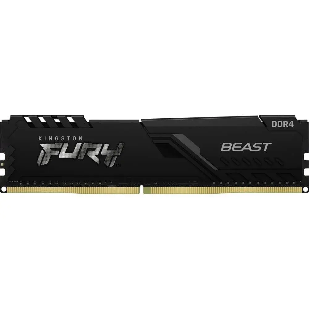 Kingston FURY Beast 16GB DDR4 2666MT/s CL16 Desktop Memory Single Module | High-Performance PC Upgrade - main product image