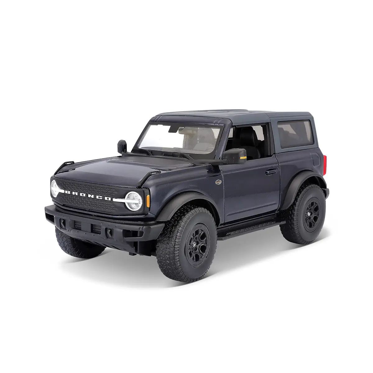 Maisto 1:18 Scale Diecast Model Car Kit Ford Bronco Wildtrak, Black/White | High Detail Collector's Piece - view 7