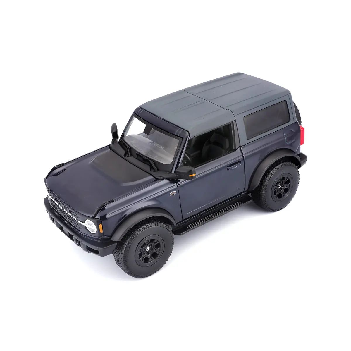 Maisto 1:18 Scale Diecast Model Car Kit Ford Bronco Wildtrak, Black/White | High Detail Collector's Piece - view 4